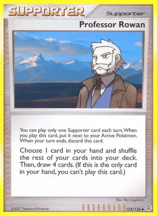 Professor Rowan 123/132 Secret Wonders
