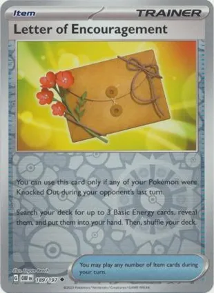 Letter of Encouragement 189/197 Obsidian Flames