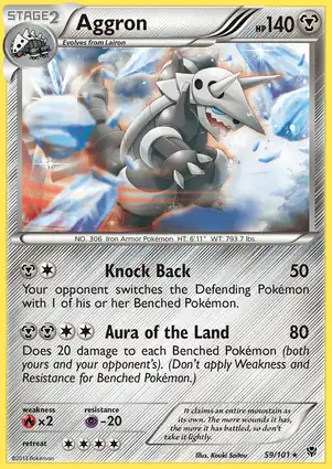 Aggron 59/101 Plasma Blast