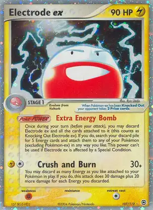 Electrode ex 107/112 EX FireRed & LeafGreen