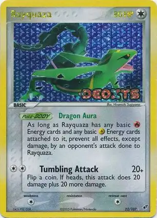 Rayquaza 22/107 EX Deoxys