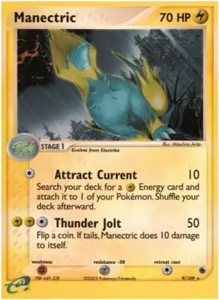Manectric 9/109 EX Ruby & Sapphire