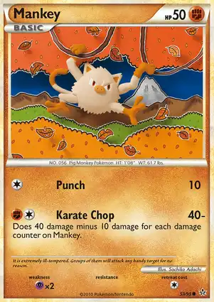 Mankey 53/95 Unleashed