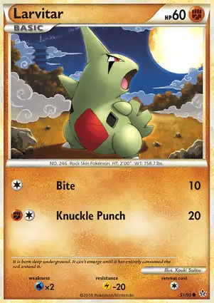 Larvitar 51/95 Unleashed