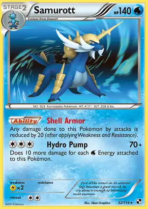 Samurott 32/114 Black & White