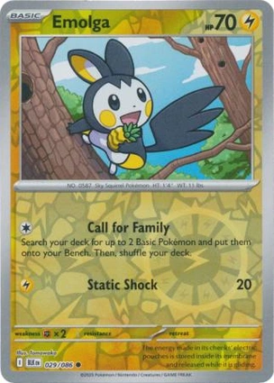 Emolga 029/086 Black Bolt