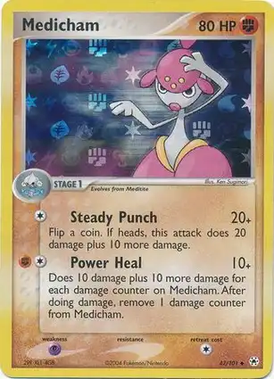Medicham 42/101 EX Hidden Legends