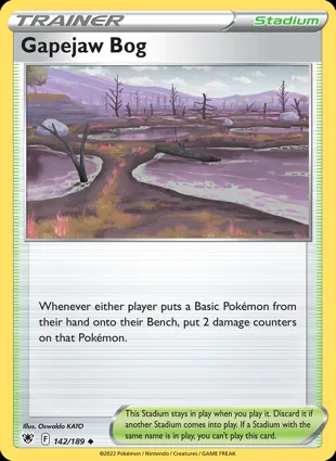 Gapejaw Bog 142/189 Astral Radiance