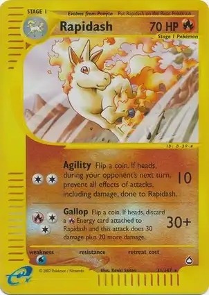 Rapidash 31/147 Aquapolis