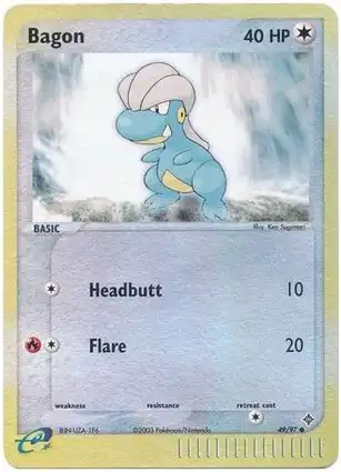 Bagon 49/97 EX Dragon