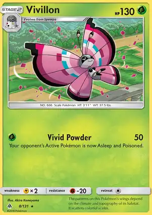 Vivillon 8/131 Forbidden Light