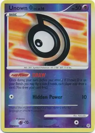 Unown D 68/130 Diamond & Pearl