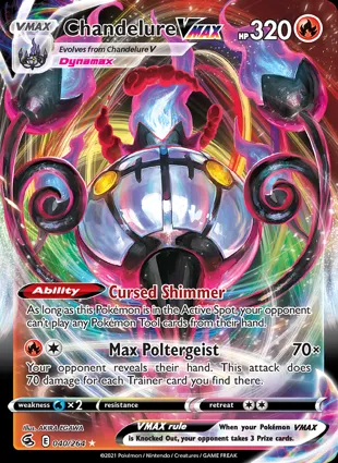 Chandelure VMAX 040/264 Fusion Strike