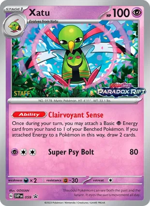 Xatu 059 Scarlet & Violet Promos